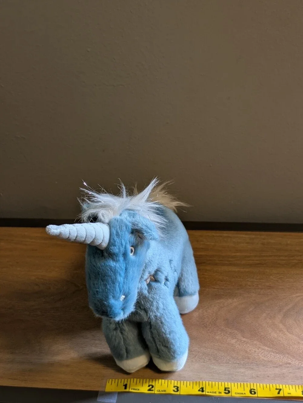 Fluff & Tuff Belle The Blue Unicorn Durable 9